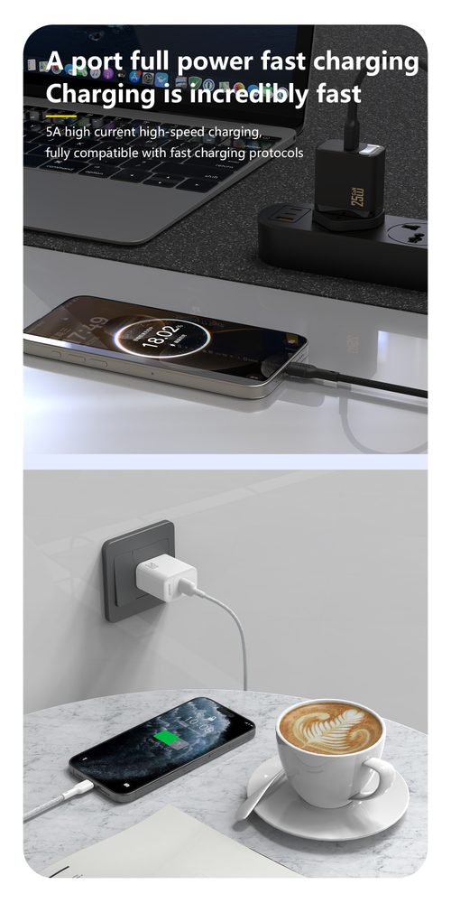 Dudao L9C Max kábel USB-C - USB-C, 240W PD, 2m, čierny