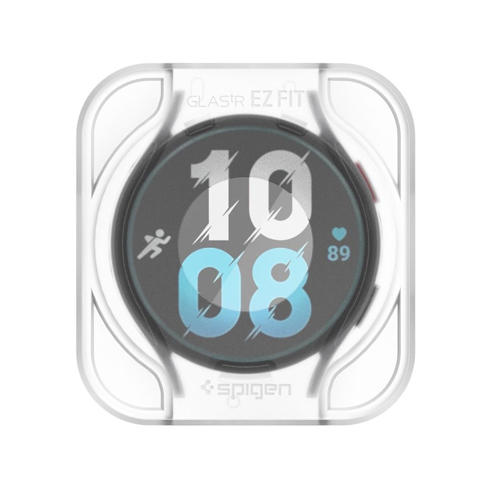 Spigen Glas.TR EZ Fit Folie De Sticlă Securizată 2 Bucăți, Samsung Galaxy Watch 6 (40 Mm)