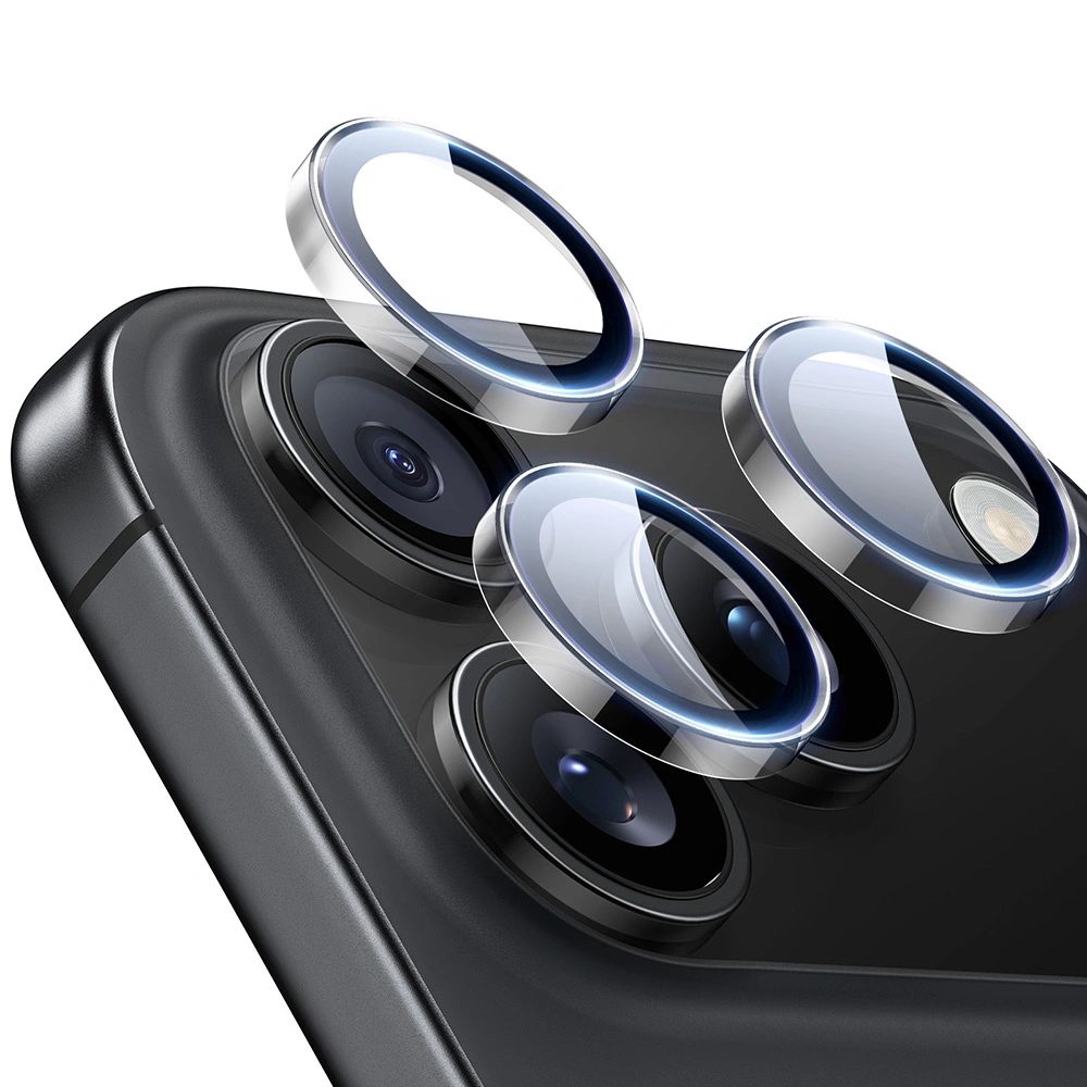 Levně ESR Armorite Tvrzené sklo na čočku fotoaparátu, iPhone 14 Pro / Max / 15 Pro / Max / 16 Pro / Max / 17 Pro / Max, průhledné