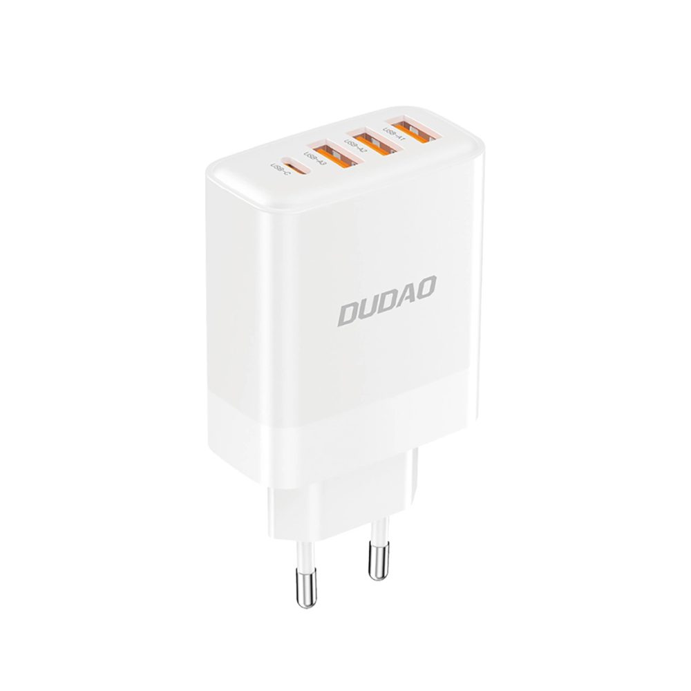 Încărcător Dudao A5HEU 3x USB, 1x USB-C, PD20W, alb