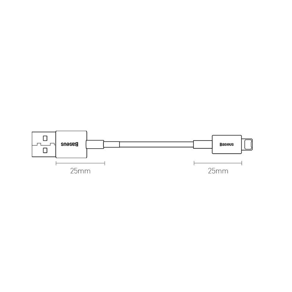 Baseus Superior USB - Lightning 2 M, Fekete (CALYS-C01)