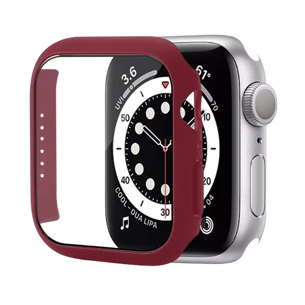 JP Watch case, Apple Watch 4 / 5 / 6 / SE, 40 mm, vínový