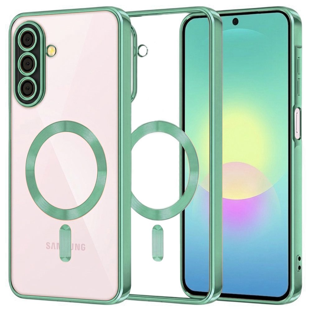 Techsuit Luxury Crystal MagSafe, Samsung Galaxy A27 5G, verde