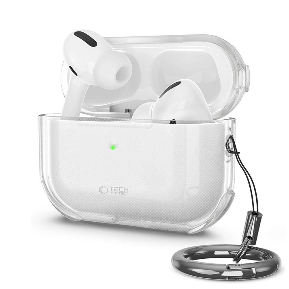 Levně Tech-Protect Bounce pouzdro, Apple AirPods Pro 3, průhledné
