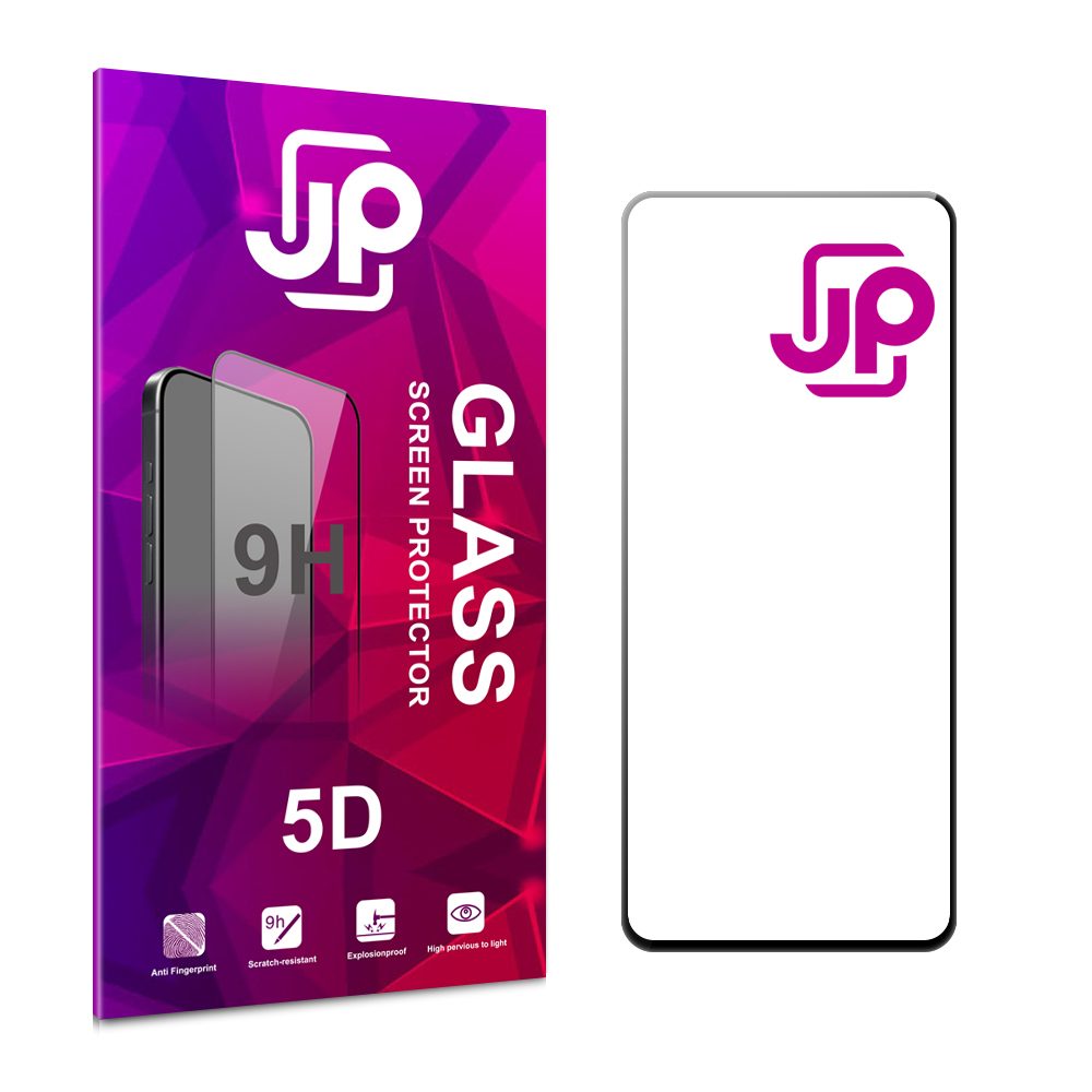 JP 5D Tvrzené sklo, Xiaomi Redmi 12, černé