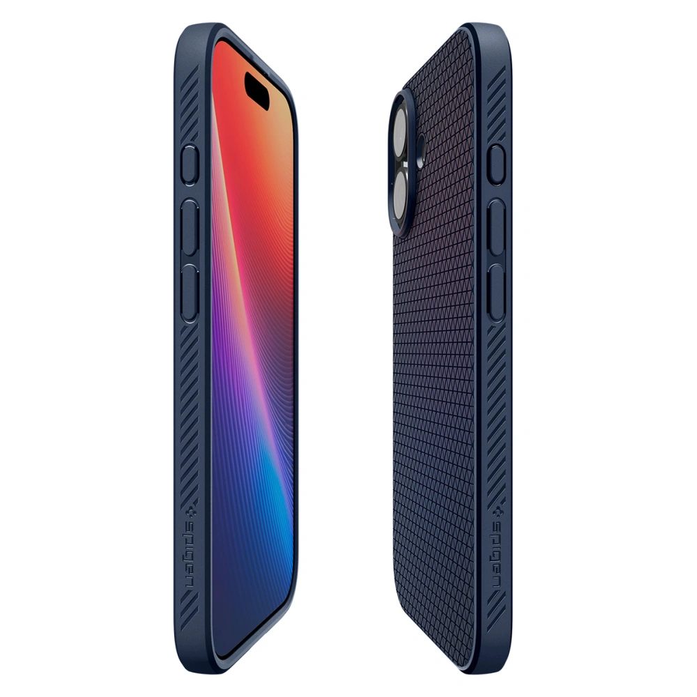 Spigen Liquid Air, iPhone 17, modrý