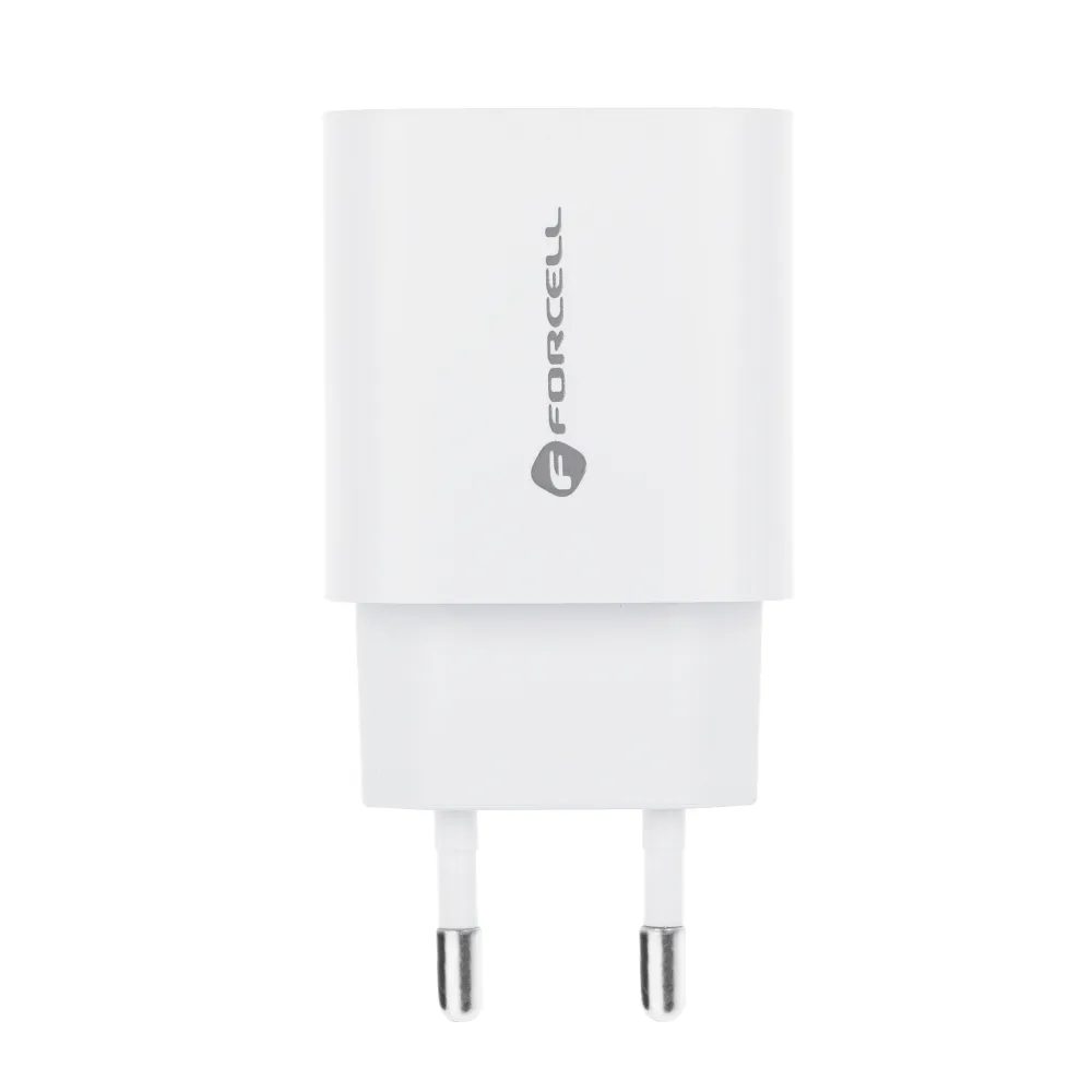 Forcell adaptér s konektorem USB-C a USB A, 3A, 30W s funkcí nabíjení PD a QC 4.0