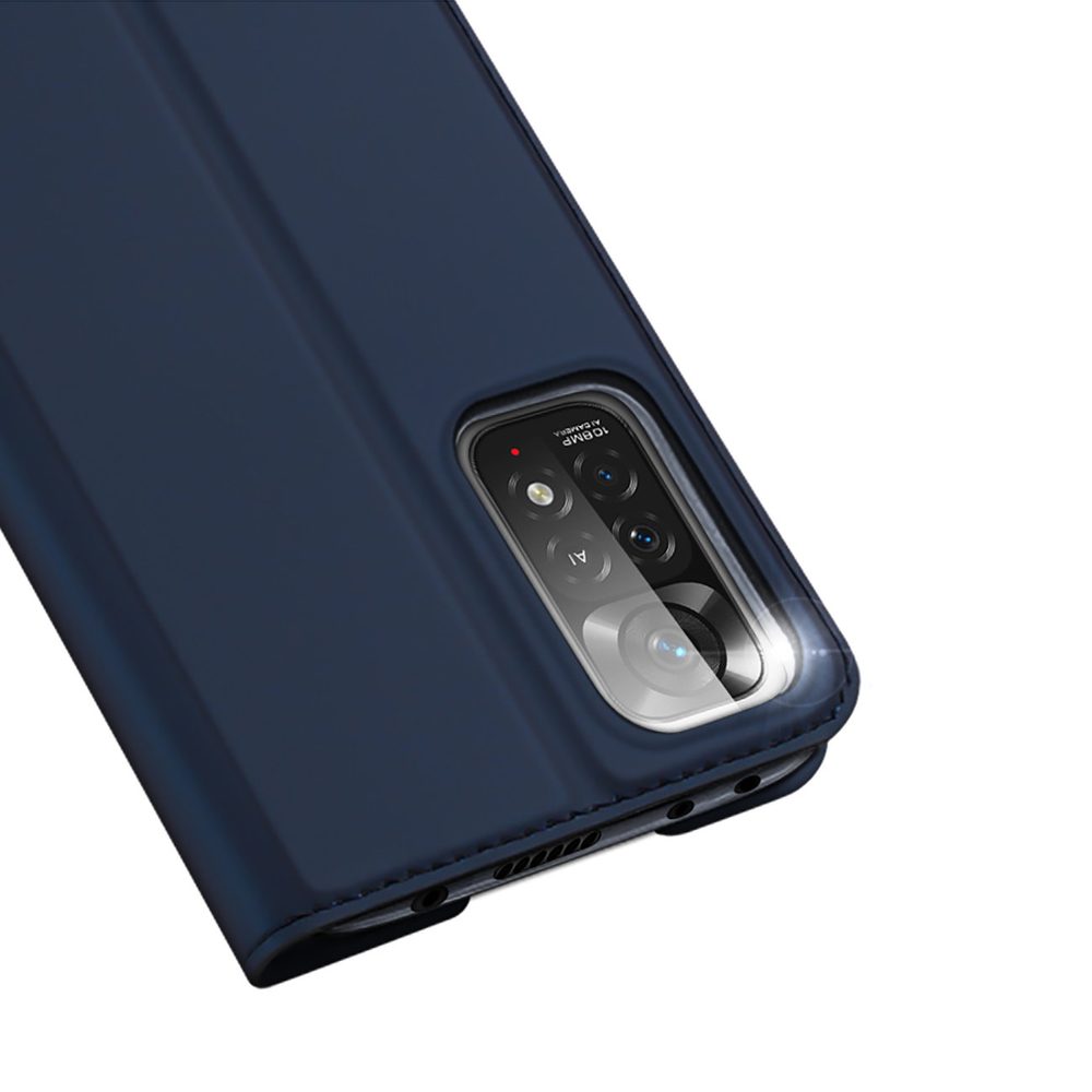 Dux Ducis Skin Pro, Husă Tip Carte, Xiaomi Redmi Note 11 Pro 5G / 11 Pro / 11E Pro, Albastră