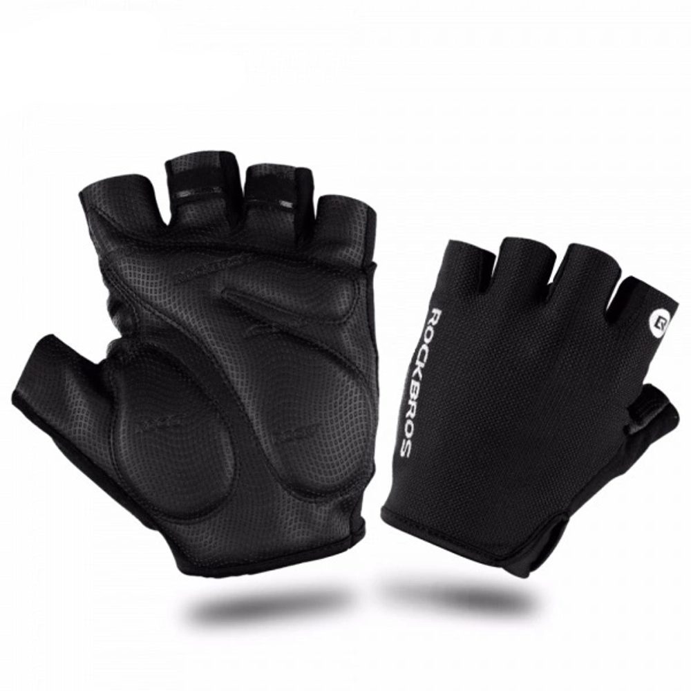 Rockbros S106BK Cyklistické rukavice L, čierne