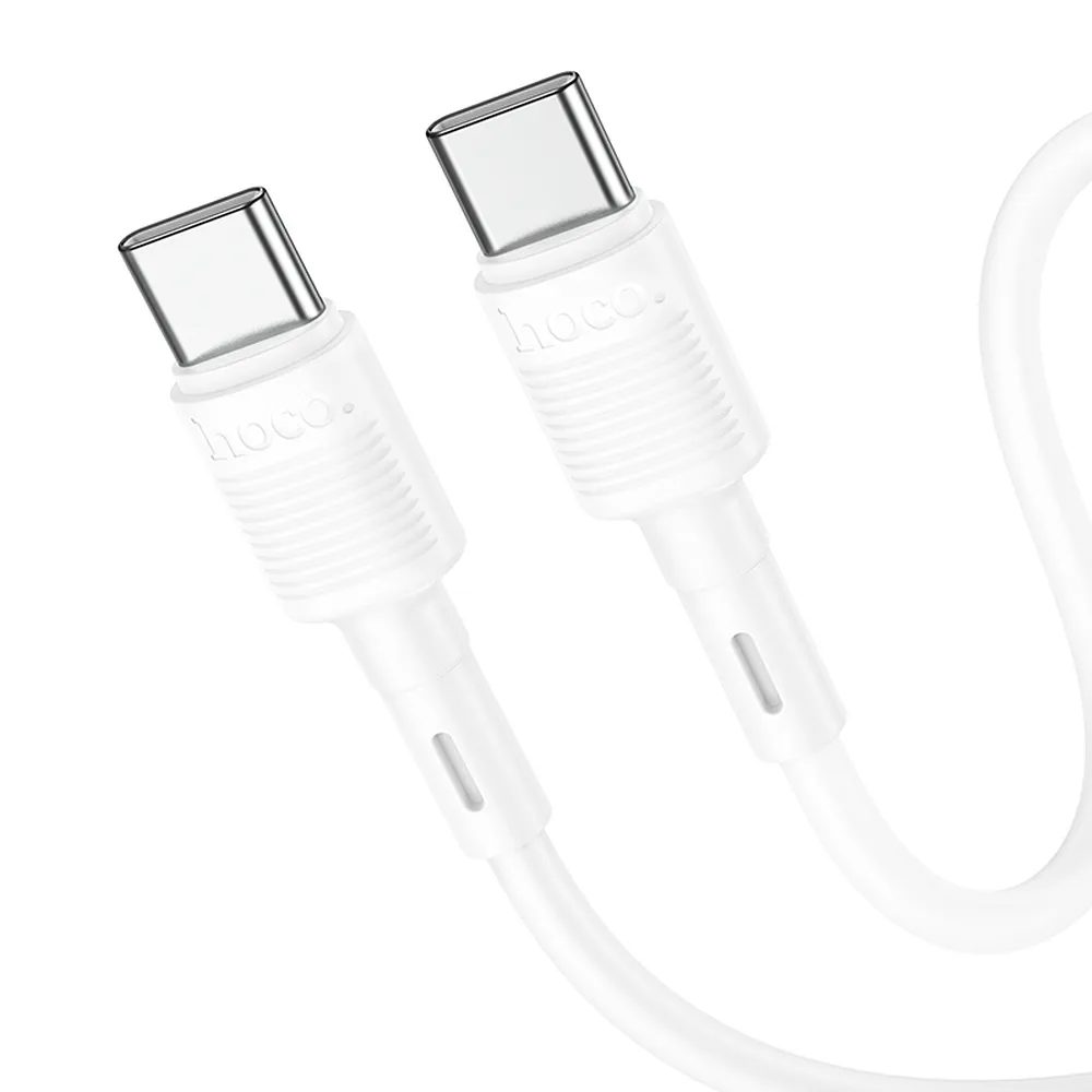 Hoco X83 USB-C - USB-C kábel, PD 3A 60W, 1 m, fehér