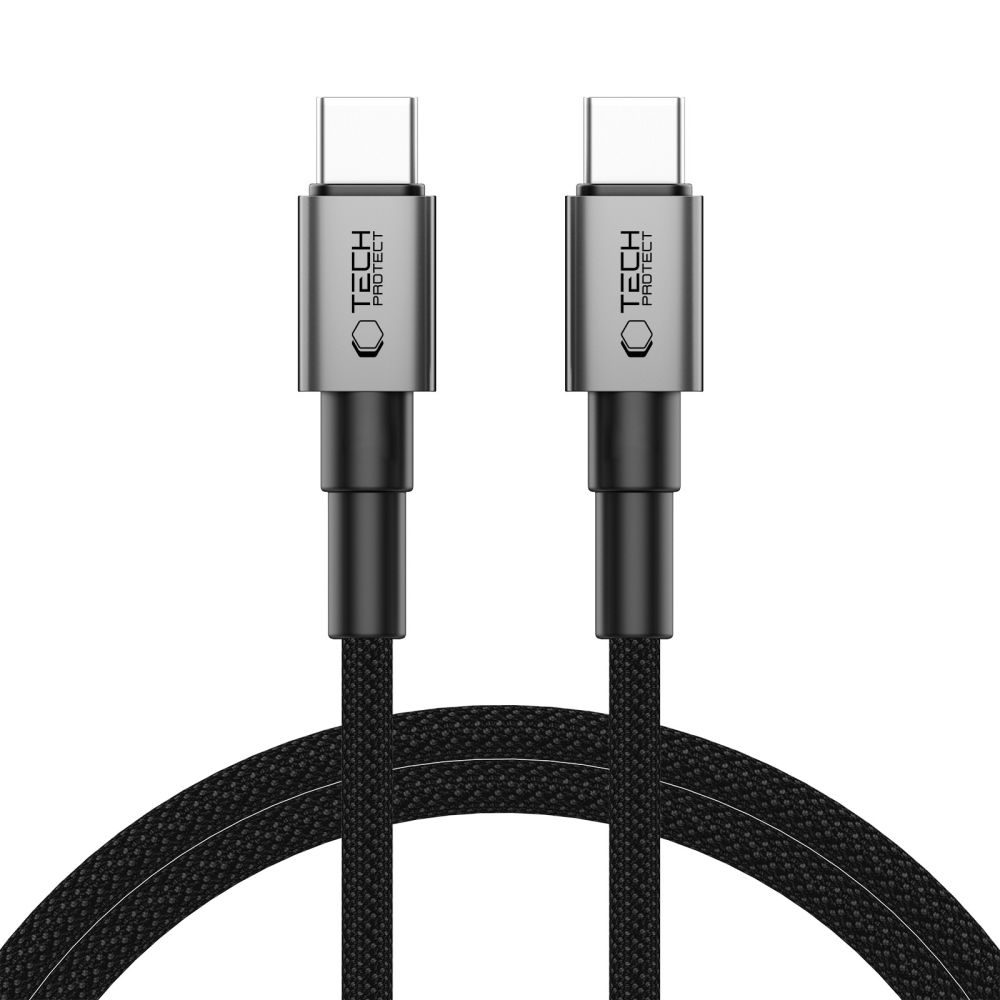 Levně Tech-Protect UltraBoost DNA kabel USB-C, PD100W/5A, 1m, šedý