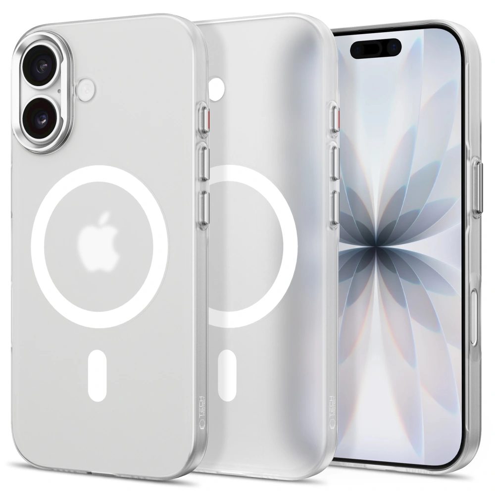 Tech-Protect MagZero MagSafe, iPhone 17, alb mat