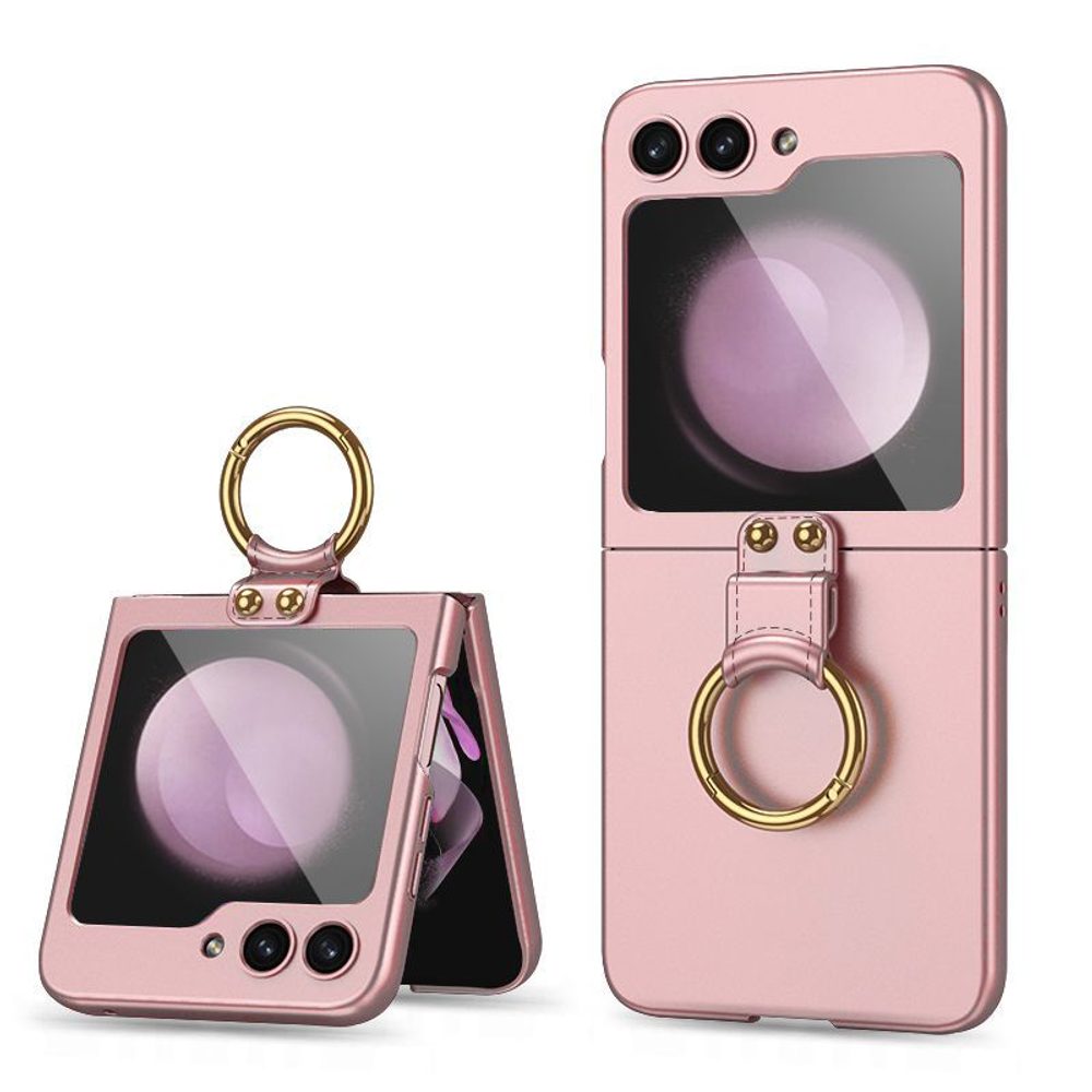 Tech-Protect Icon Ring obal, Samsung Galaxy Z Flip 5, růžový