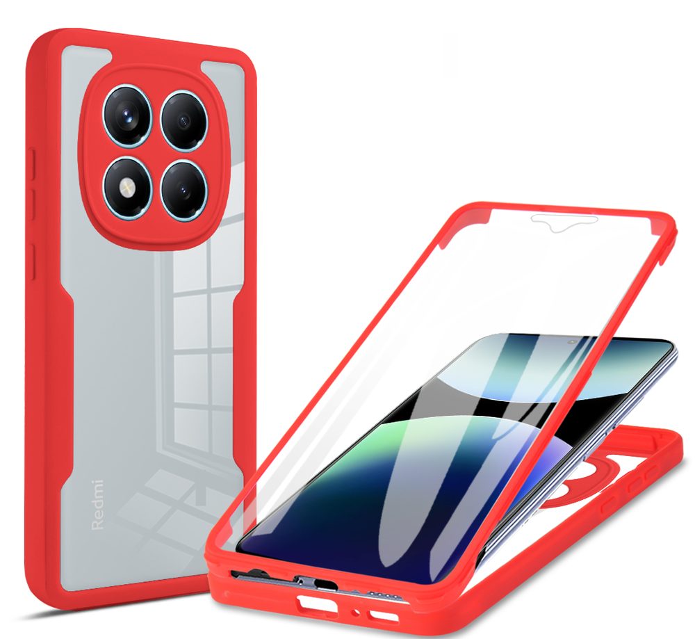 JP Defense színes tok, Xiaomi Redmi Note 14 Pro 4G, piros
