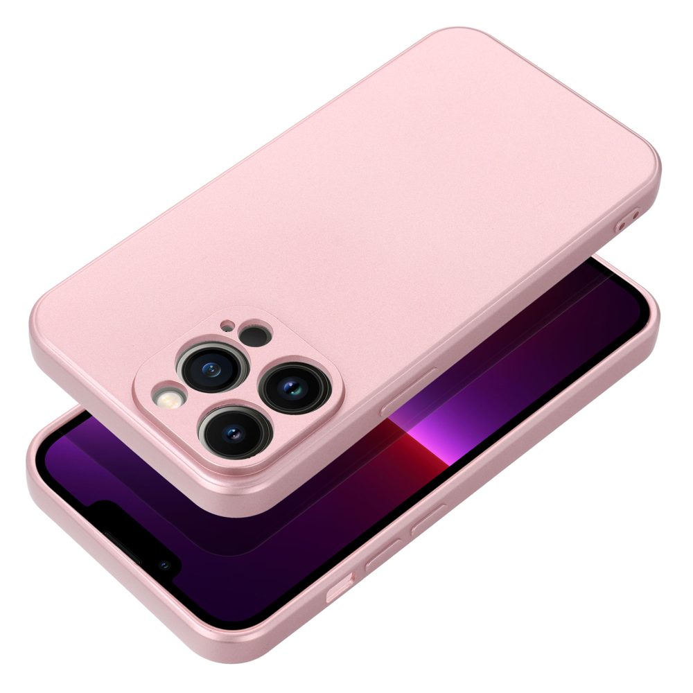 Metallic Obal, IPhone 15 Pro, Ružový