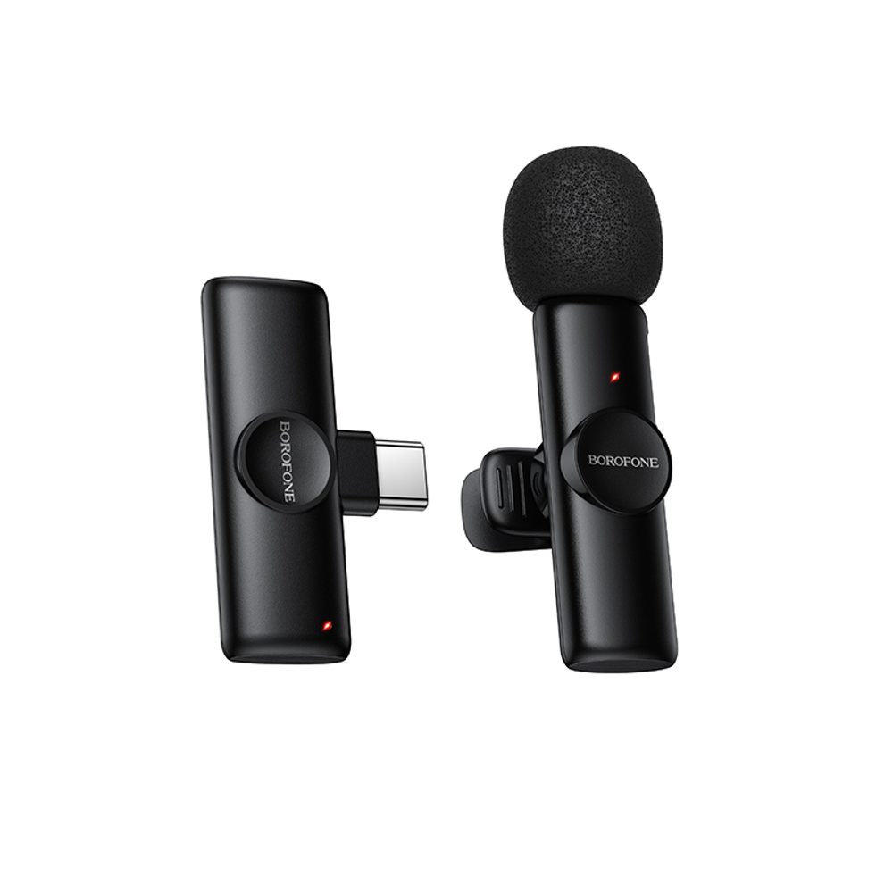 Borofone BFK16 Bezdrátový mikrofon USB-C, černý