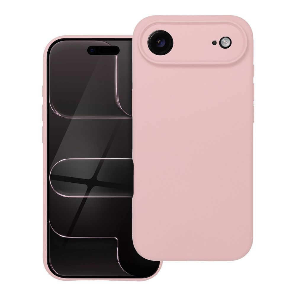 Levně Obal Silicone, iPhone Air, světle růžový