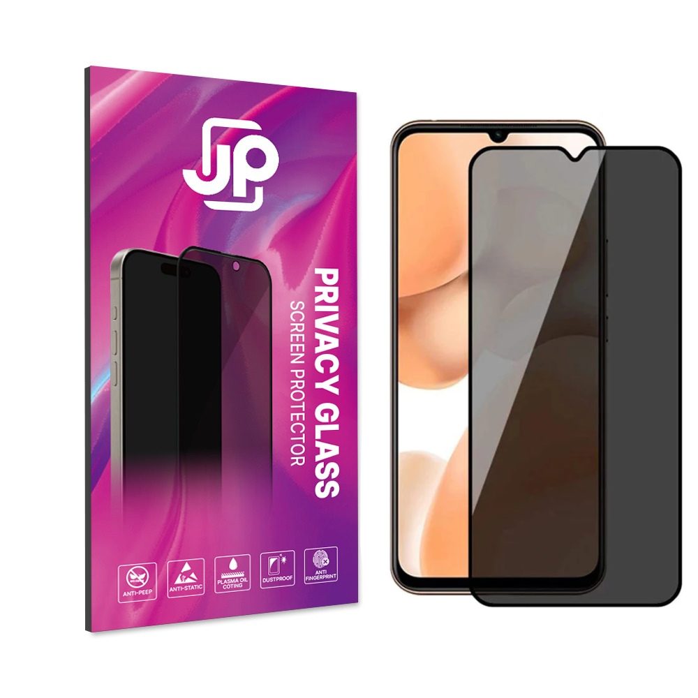 JP Privacy Edzett üveg, Xiaomi Redmi 12C, fekete