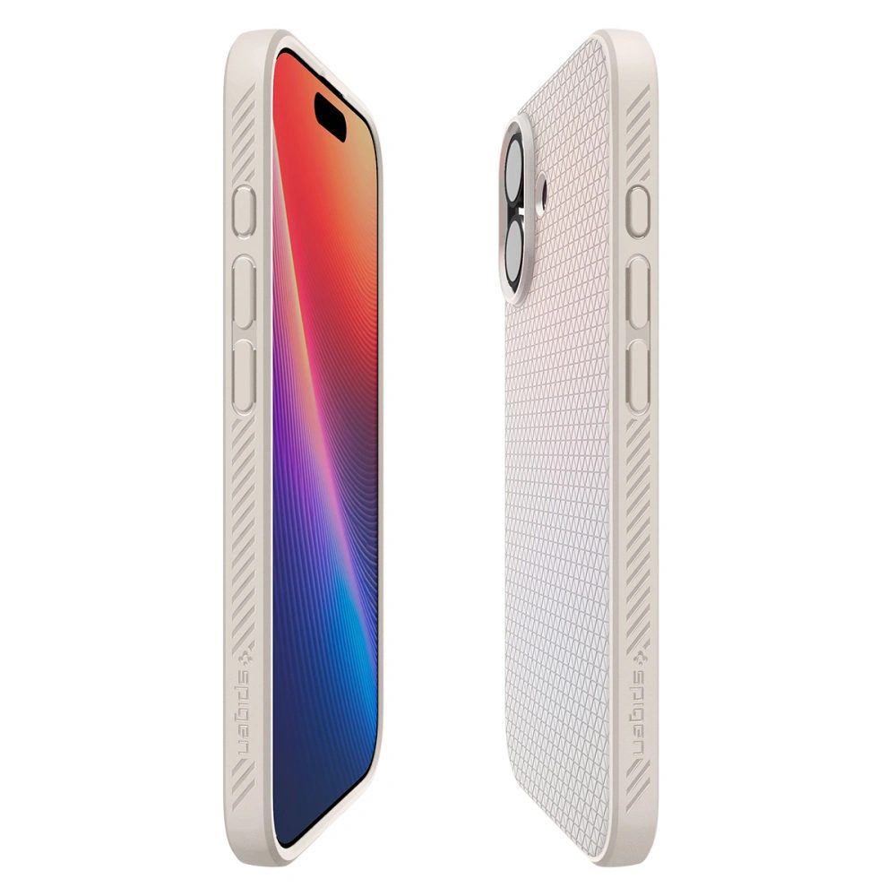 Spigen Liquid Air, iPhone 17, prírodný titán