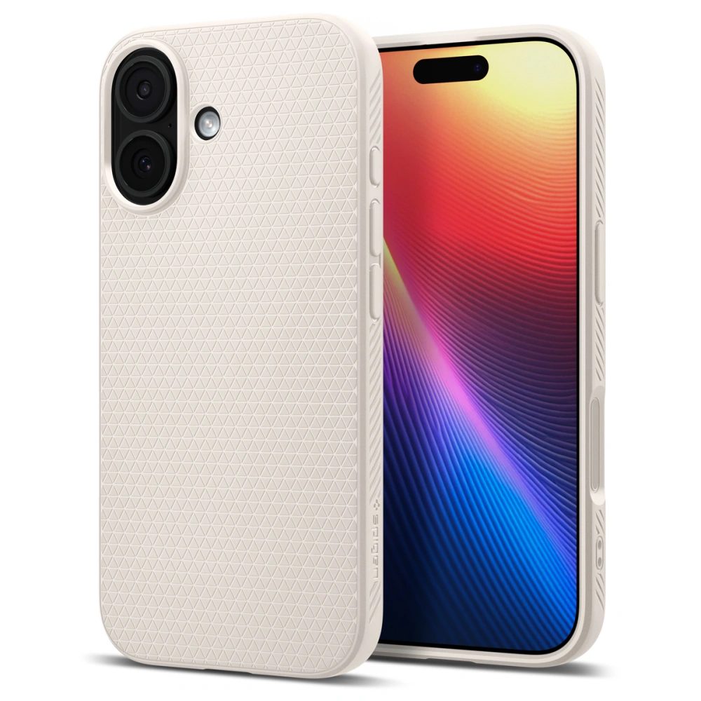 Spigen Liquid Air, iPhone 17, prírodný titán