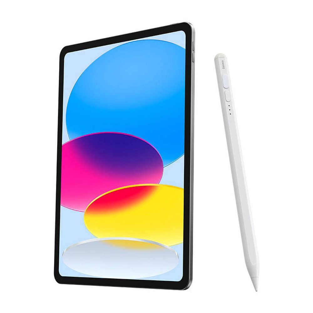 Baseus Smooth Writing 2 Stylus Toll LED Kijelzőkkel, Fehér Színben