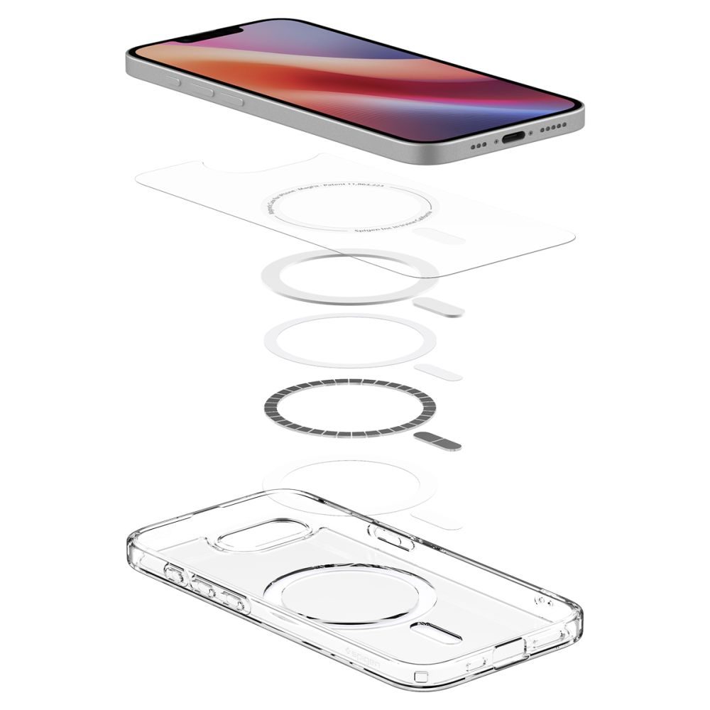 Spigen Ultra Hybrid Mag s MagSafe, iPhone 16e / 17e, biely