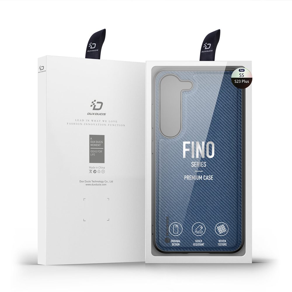 Dux Ducis Fino Case, Samsung Galaxy S23 Plus, Albastră