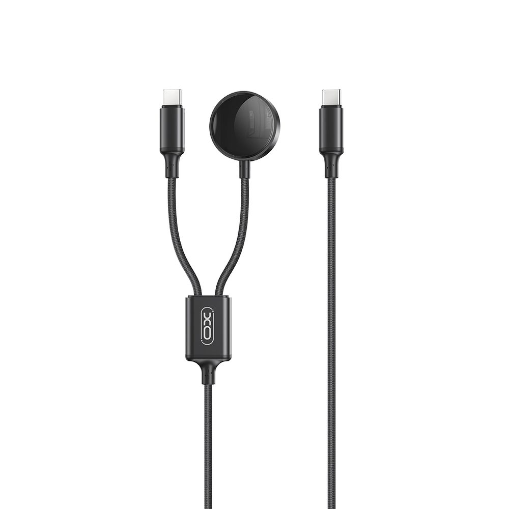 Levně XO bezdrátová nabíječka CX030 pro Apple Watch s kabelem USB-C - USB-C, černá