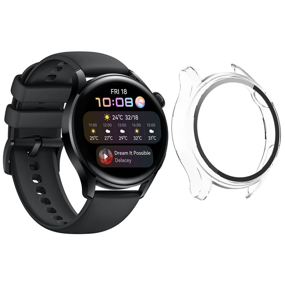 2in1 tok üveggel a Huawei Watch GT 2 PRO számára, átlátszó