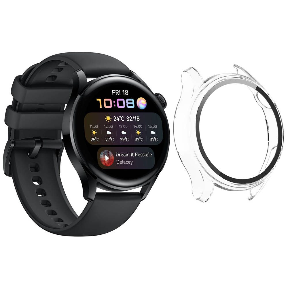 2in1 Tok üveggel A Huawei Watch GT 2 PRO Számára, átlátszó