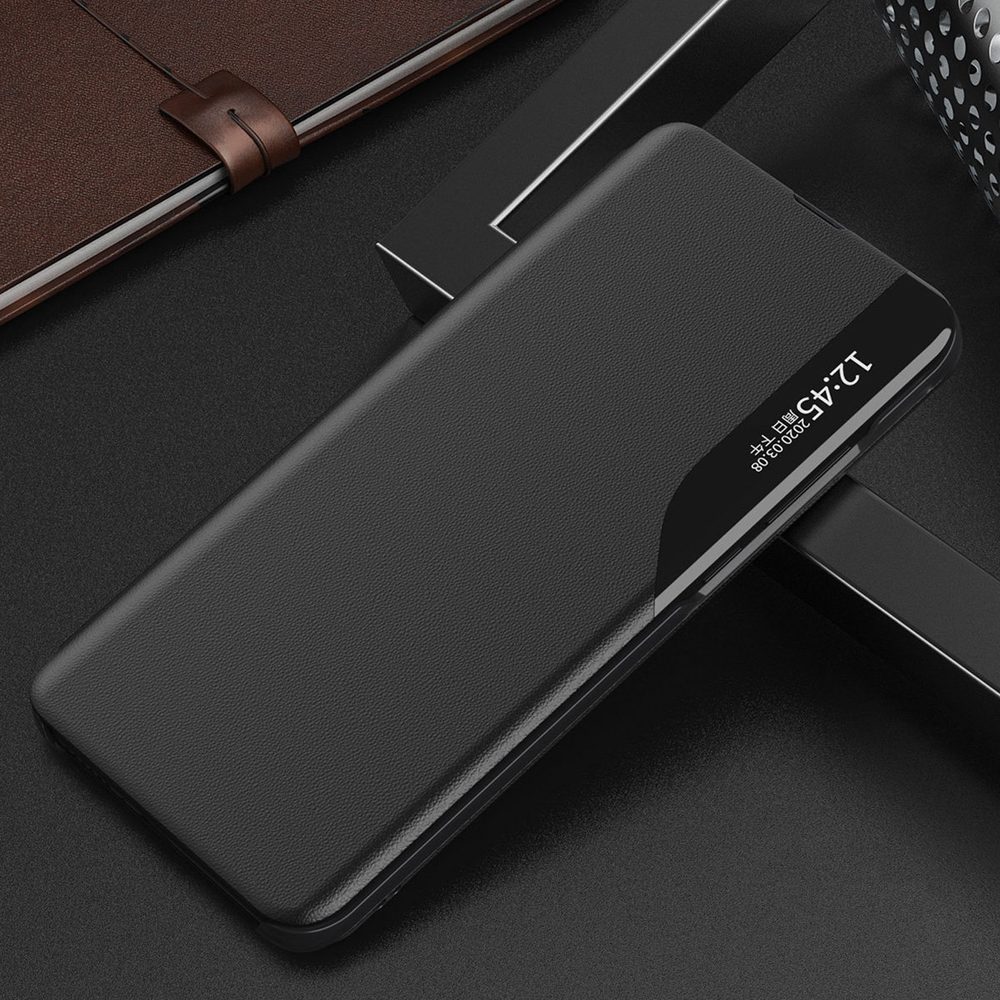 Eco Leather View Case, Samsung Galaxy S23, čierny