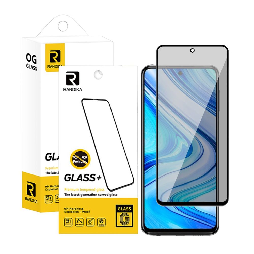 Folie De Sticlă Securizată Privacy 5D, Xiaomi Redmi Note 12 Pro 4G / Note 12 Pro 5G / Note 11 Pro 4G (Global) / Note 11 Pro 5G (Global)