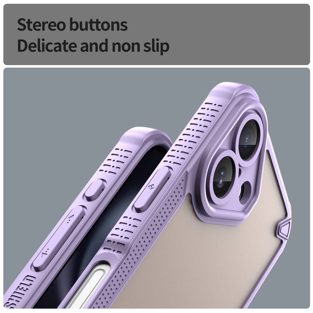 ArmorShield Hybrid Kryt, iPhone 16, fialový