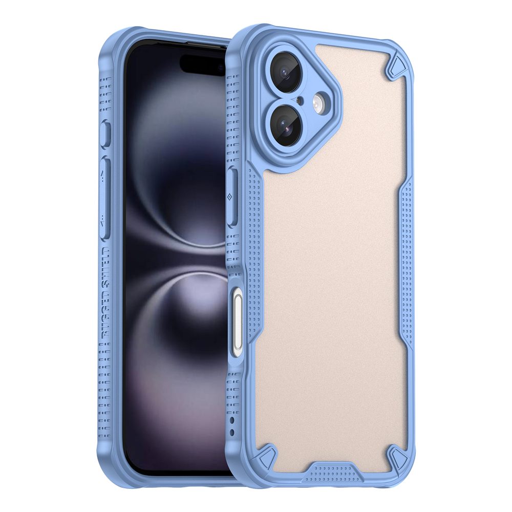 Levně ArmorShield Hybrid Case, iPhone 16, modrý