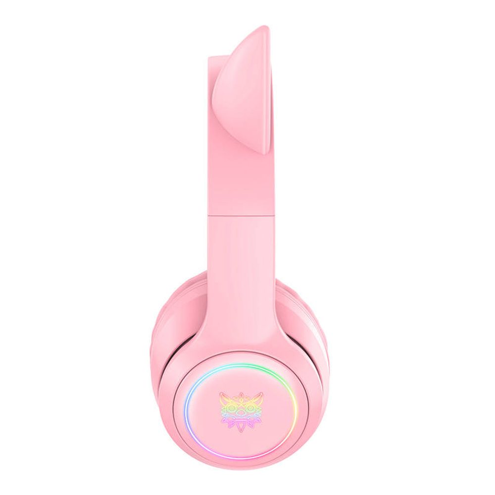 Onikuma B90 Herné slúchadlá Bluetooth, ružová