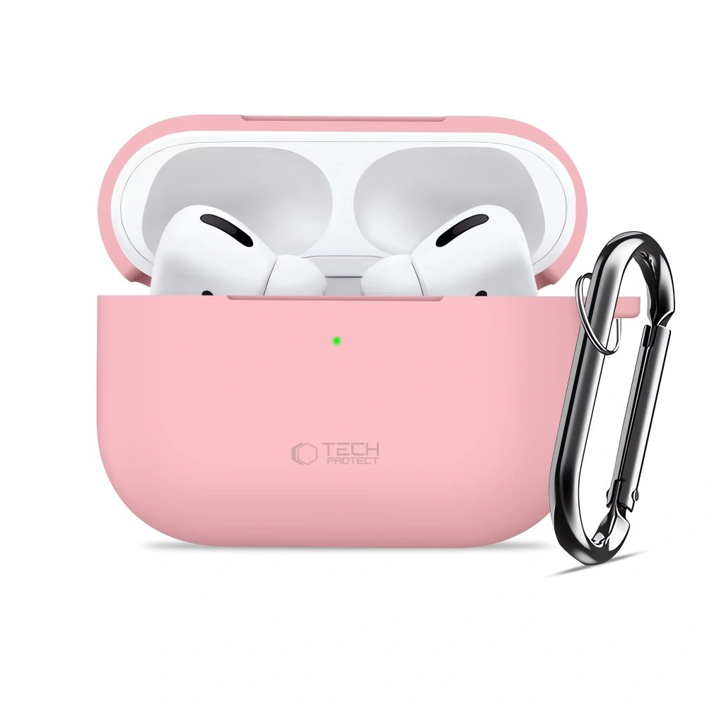 Tech-Protect Silikonové pouzdro, Apple AirPods Pro 3, růžové