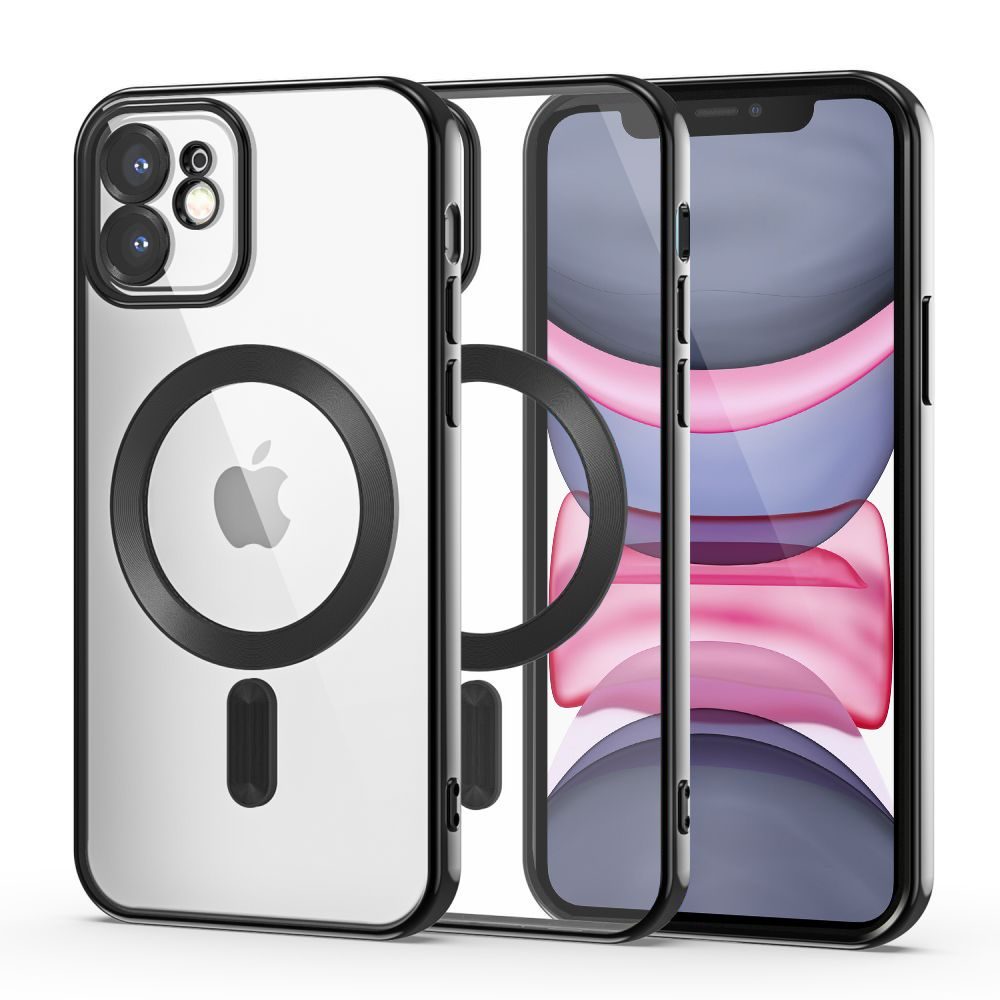 Levně Tech-Protect MagShine, iPhone 12, černý