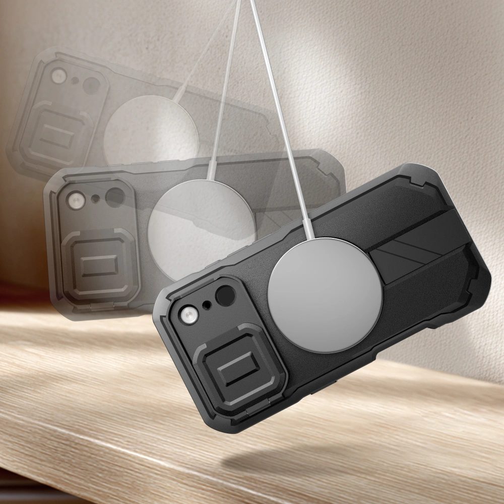 Tech-Protect Kevlar MagSafe puzdro, iPhone 17 Pro Max, čierne