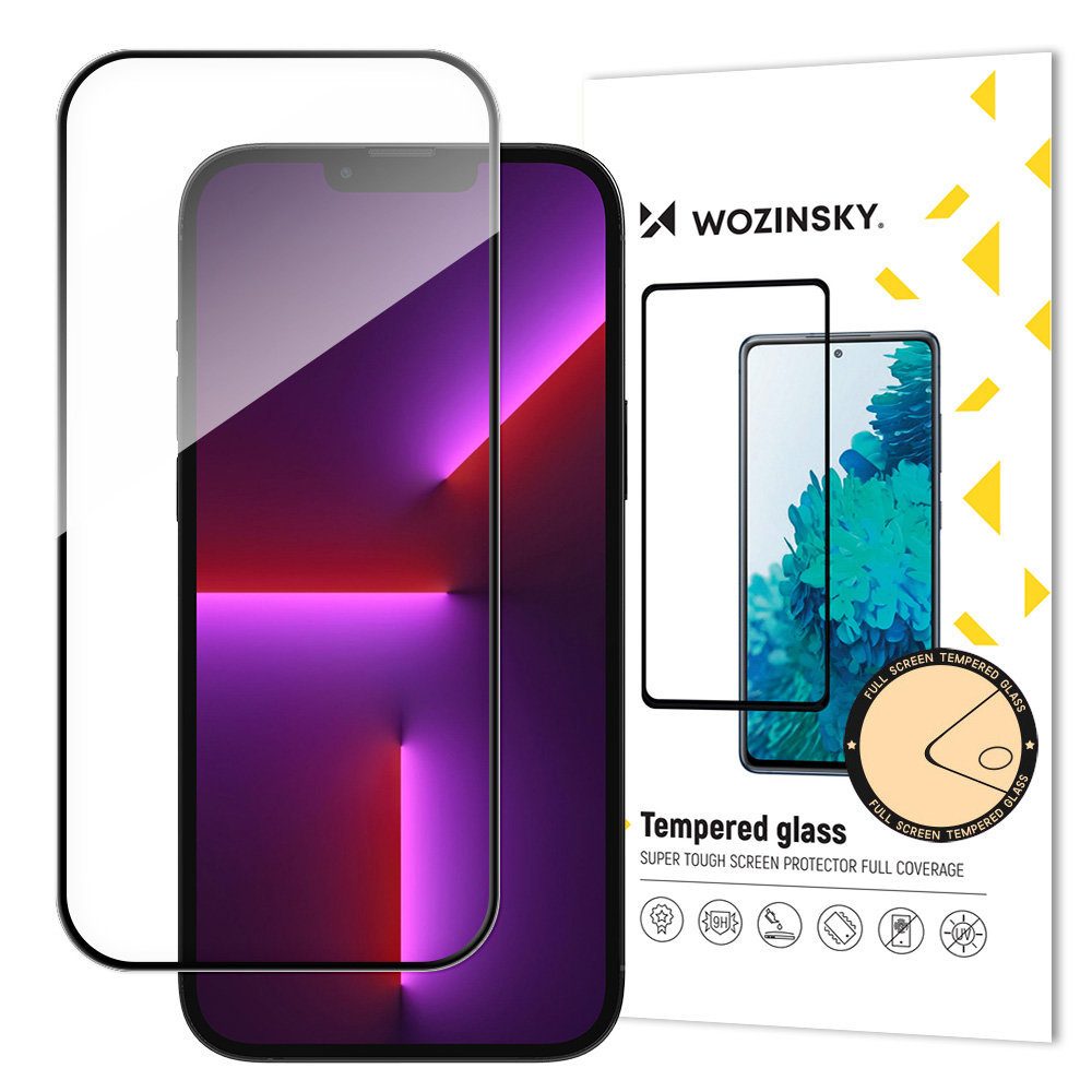 5D edzett üveg iPhone 16 Pro Max, fekete