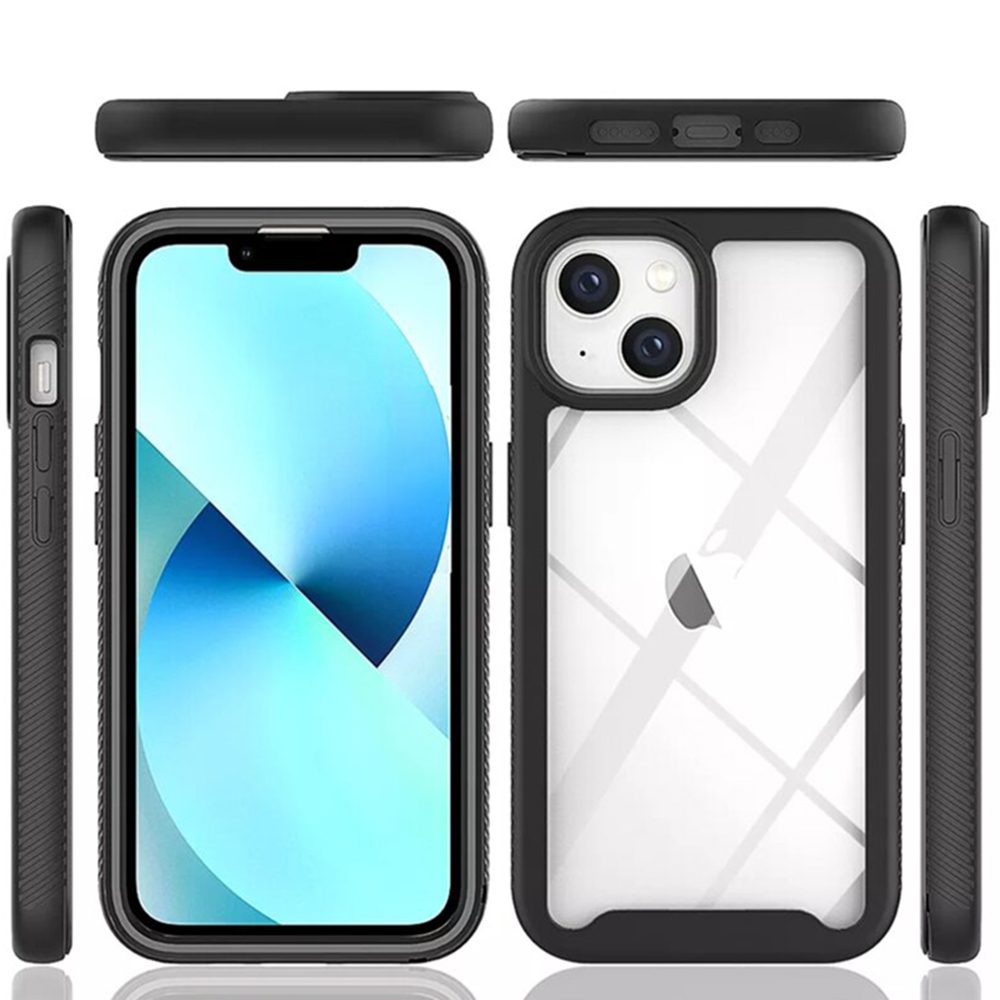 Techsuit Defense360 Pro + Zaštitna Folija, IPhone 14 Plus, Crna