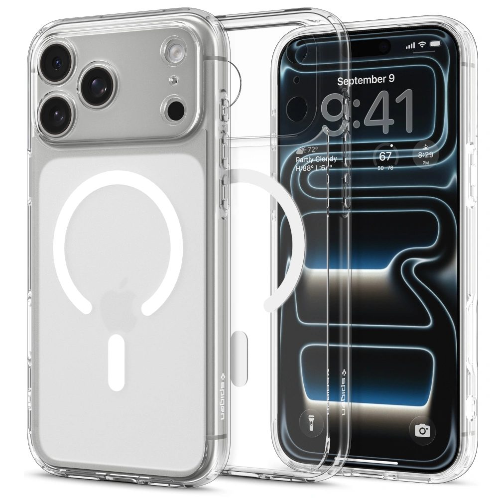 Spigen Ultra Hybrid Mag s MagSafe, iPhone 17 Pro, matná biela