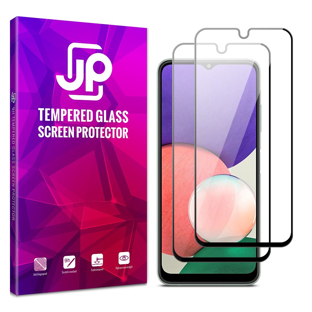 JP 2x 3D üveg, Samsung Galaxy A22 5G, Fekete