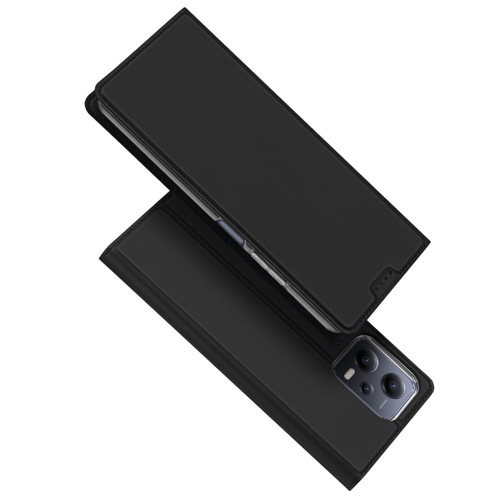 Dux Ducis Skin Pro, Husă Tip Carte, Xiaomi Redmi Note 12 Pro / Poco X5 Pro 5G, Neagră