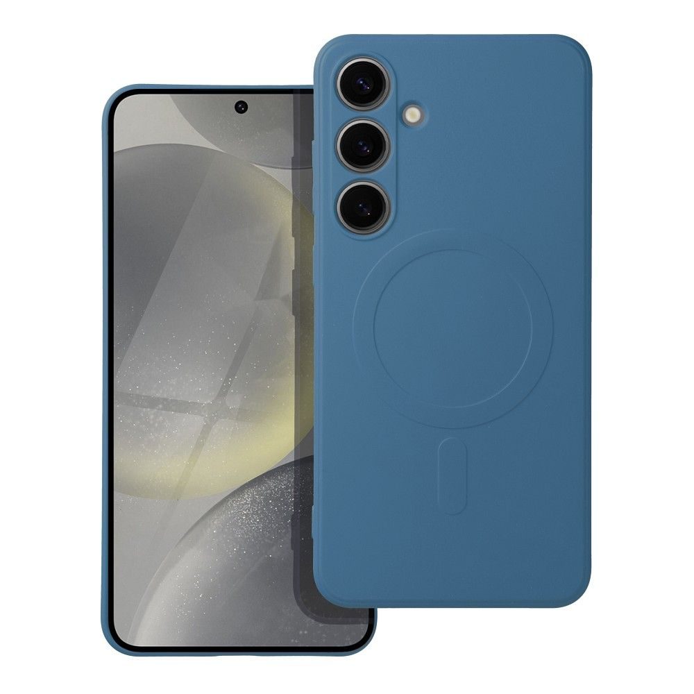 Levně Obal Silicone Mag Cover, Xiaomi Redmi 15C, modrý