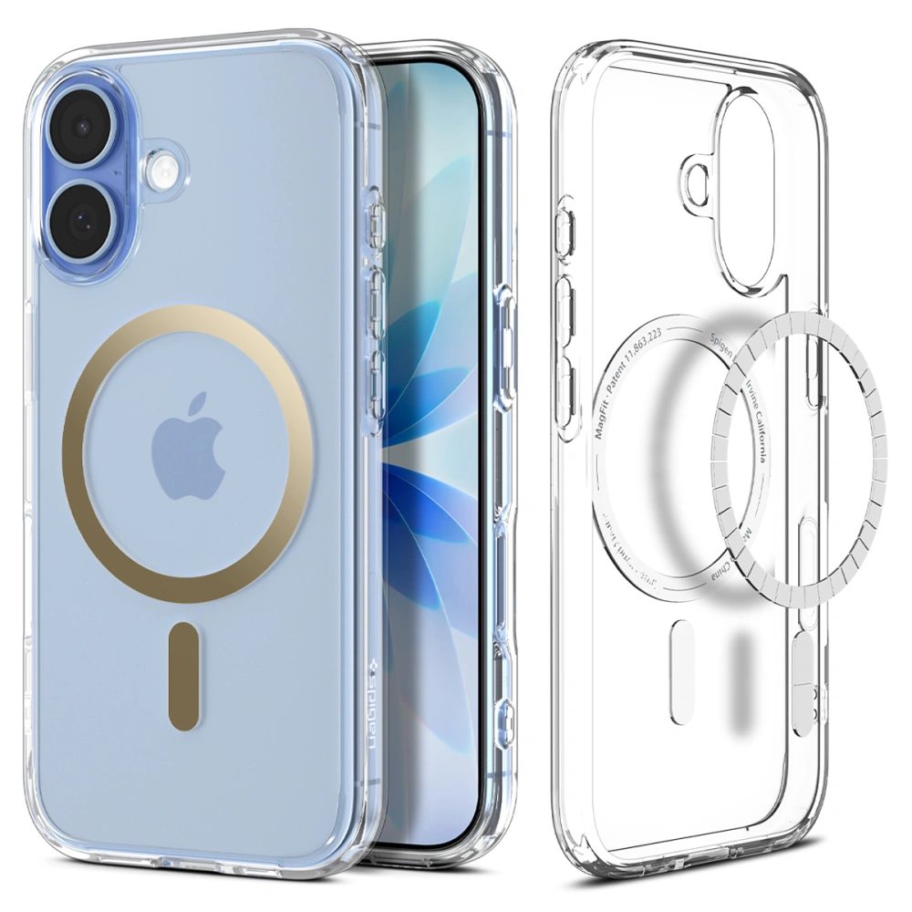 Levně Spigen Ultra Hybrid Mag s MagSafe, iPhone 17, zlatý
