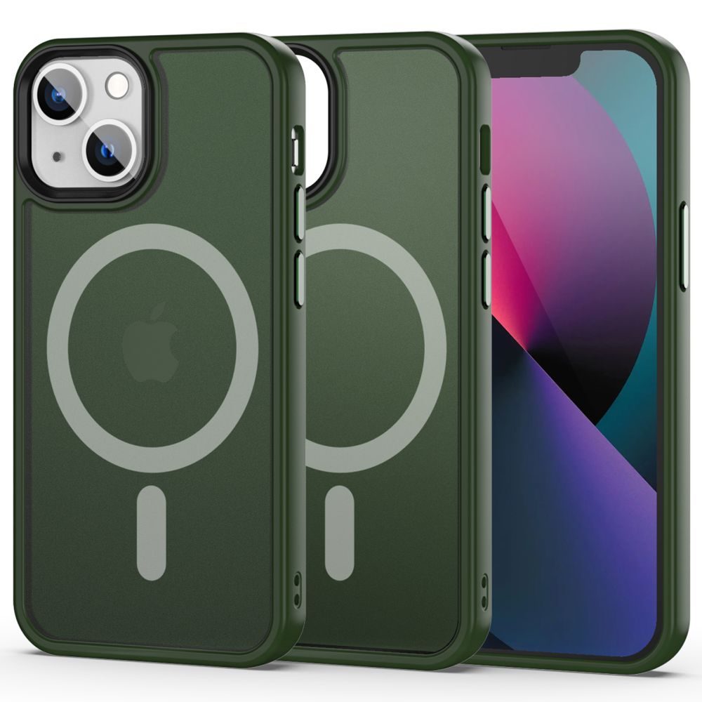 Tech-Protect MagMat MagSafe, iPhone 13 Mini, zelený matný