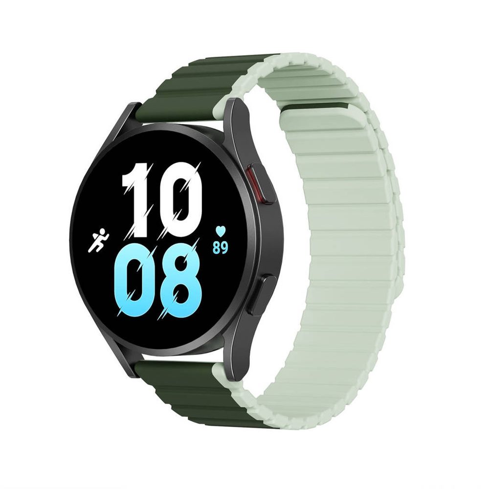 Levně Dux Ducis Univerzální magnetický řemínek, Samsung Galaxy Watch 6 Pro / 6 / 6 Classic / 5 Pro / 5 / 5 Classic (20mm LD Version), zelený