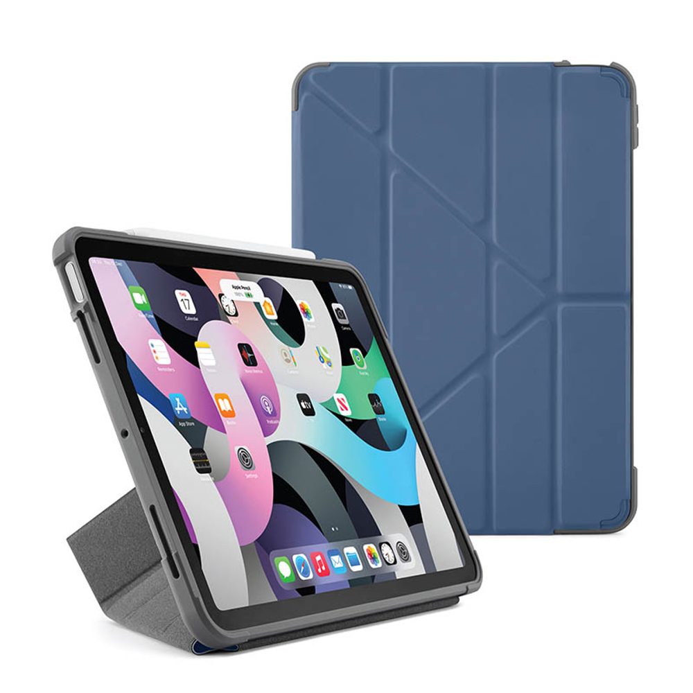 Levně Pipetto Origami Shield, Apple iPad Air 10,9“ (2020/2022) / iPad Air 11" (2024 / 2025 / 2026), modré
