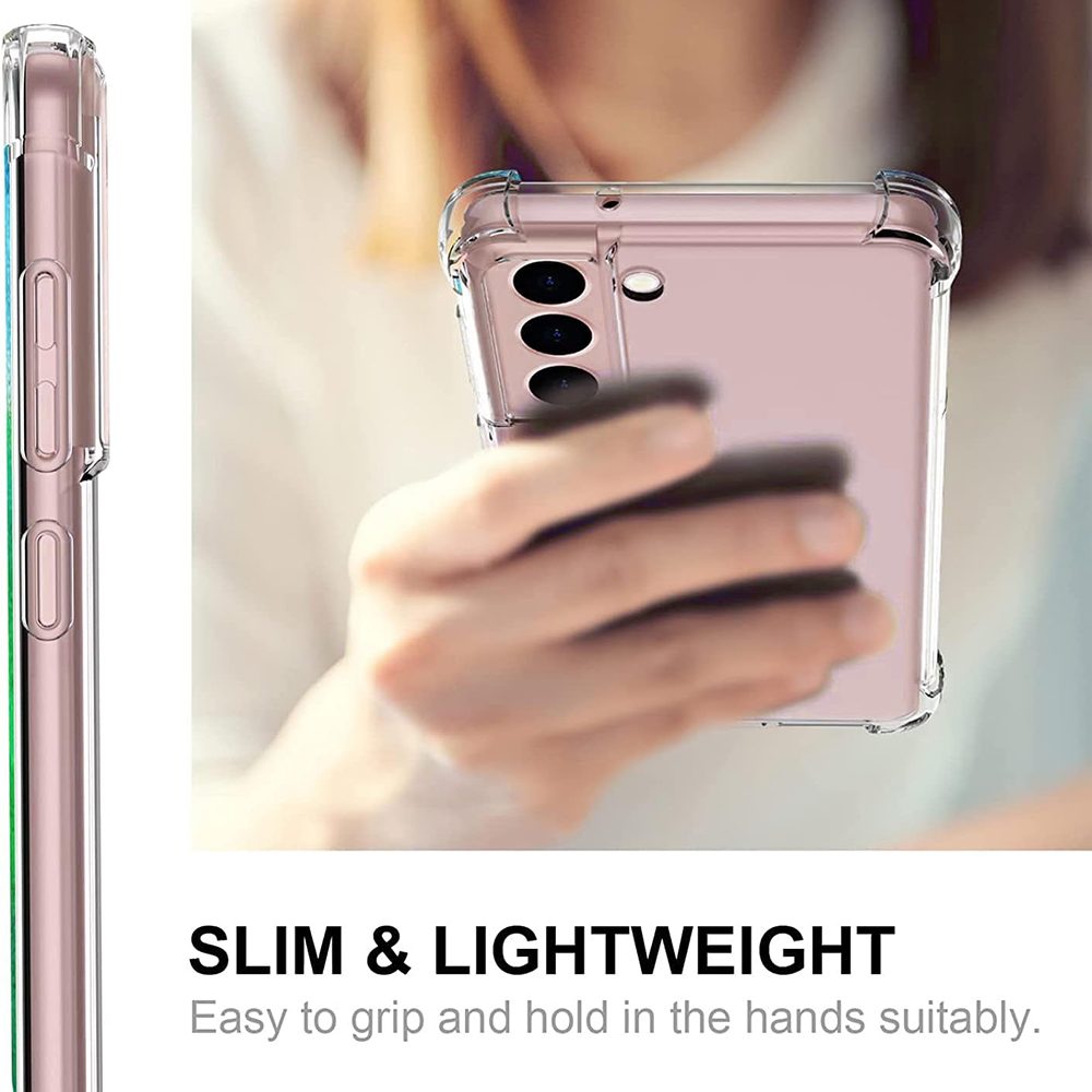 Techsuit Shockproof Priehľadný Obal, Samsung Galaxy S21 5G
