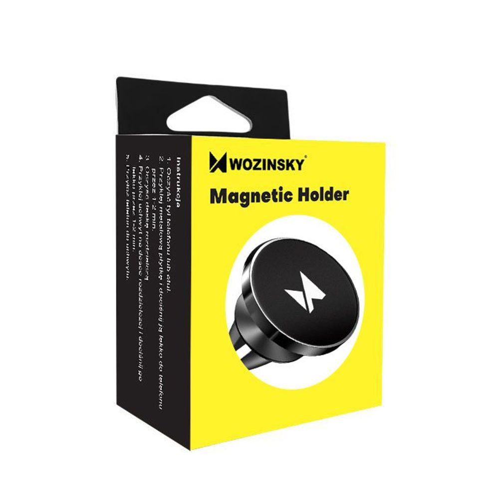 Suport Magnetic Universal Wozinsky Pentru Grila Ventilației, Negru (WMH-04)